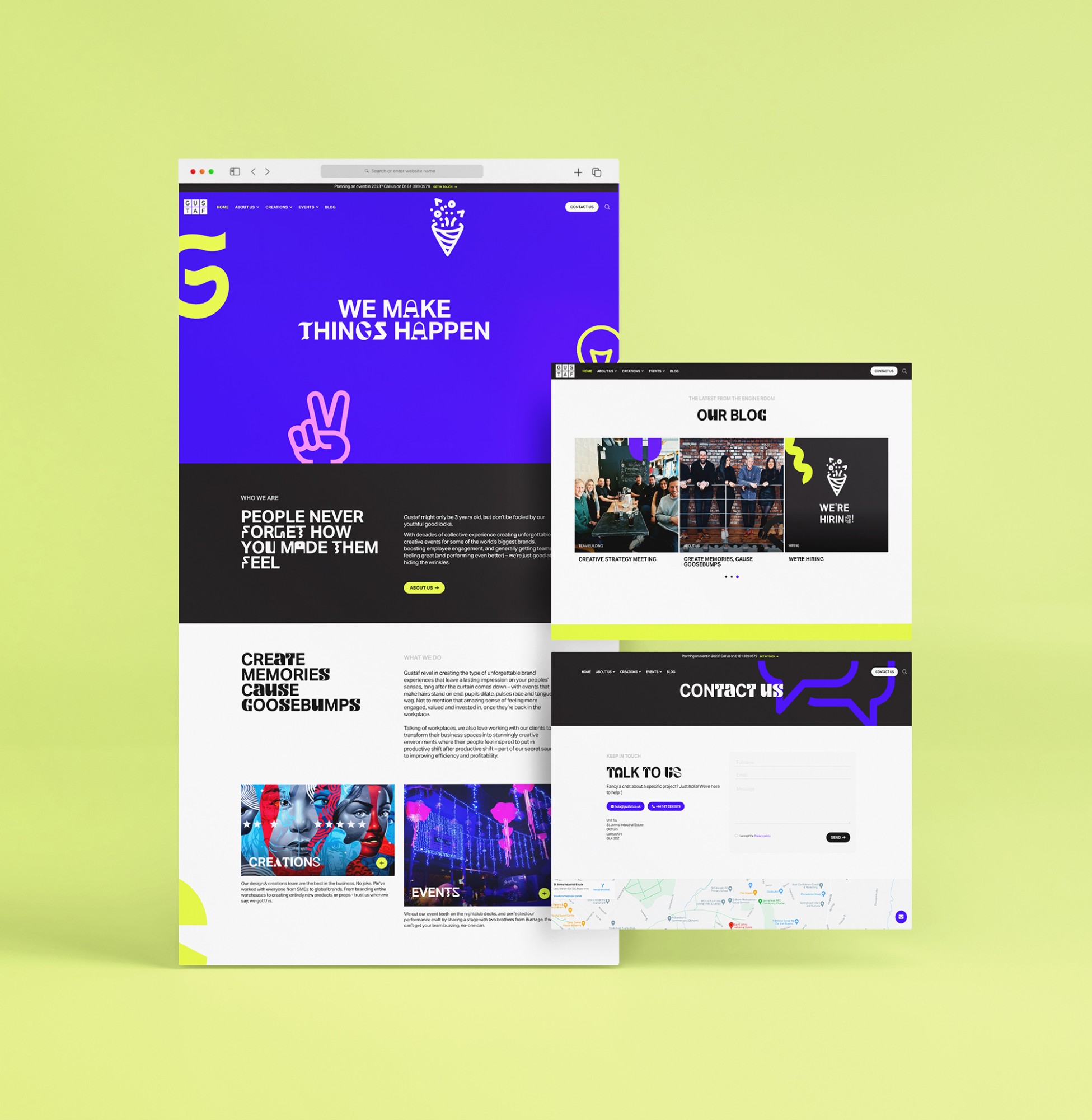 Sito web per agenzia inglese
