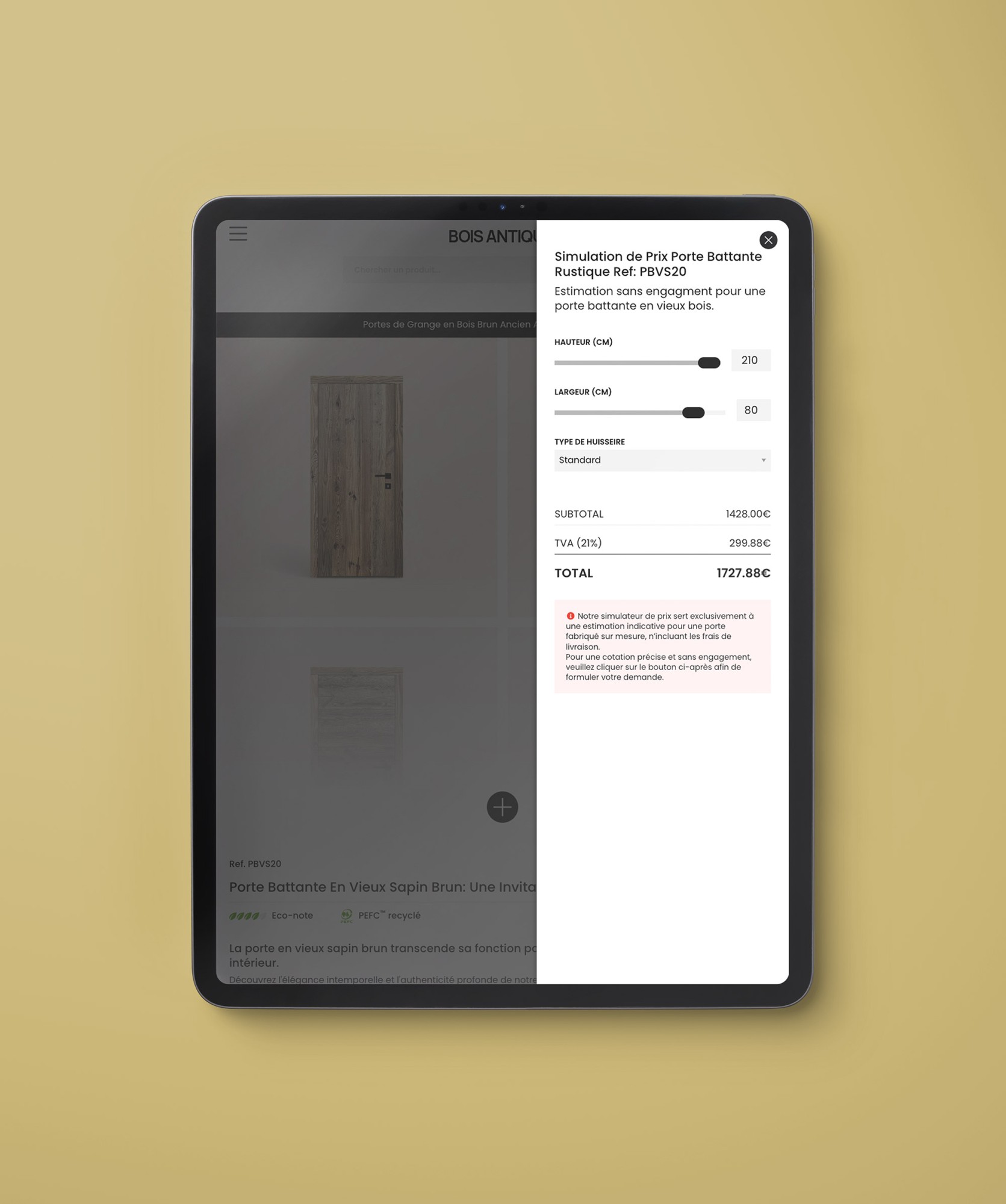 Sito web per Bois Antique