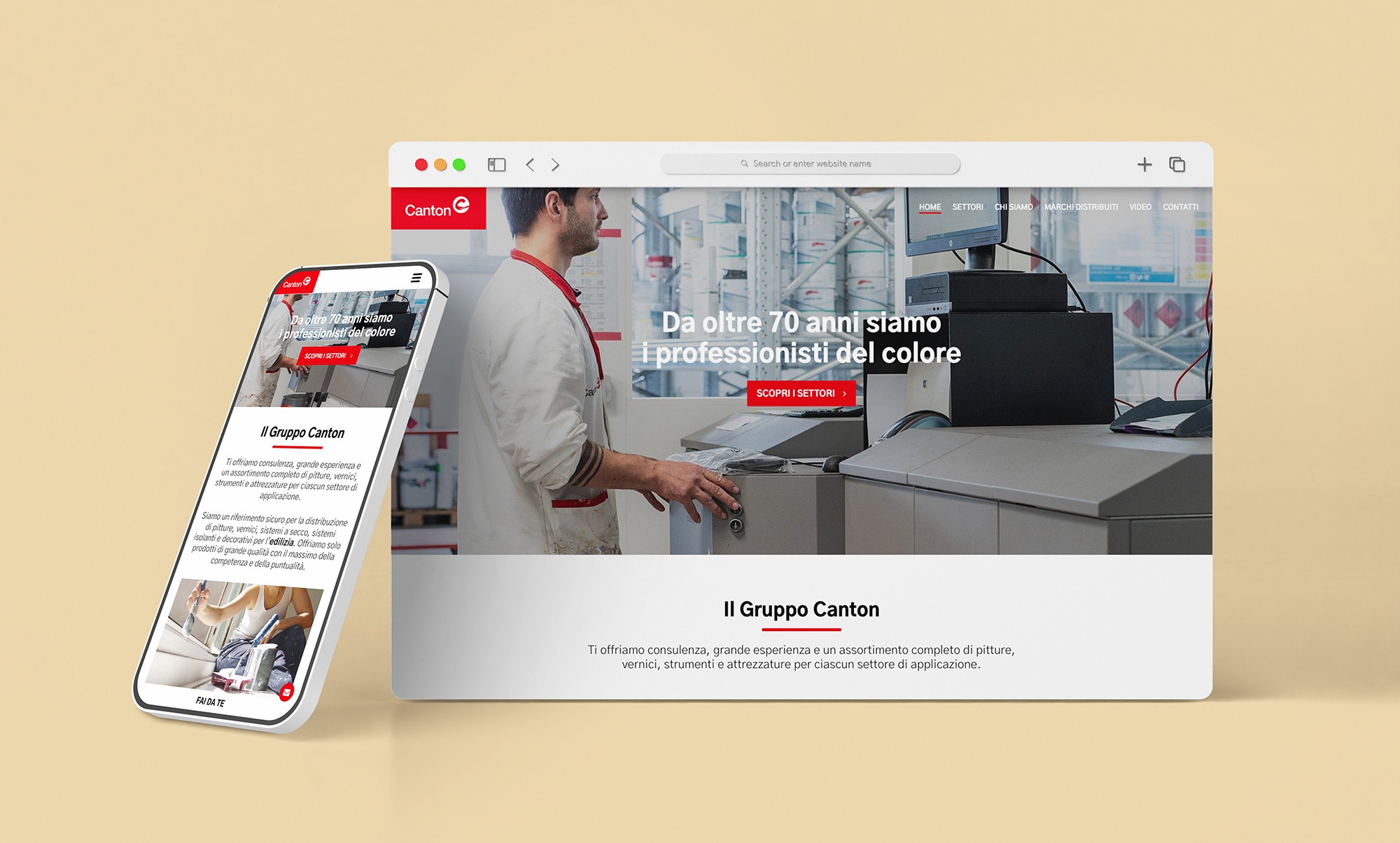 Sito web per fornitore prodotti per l'edilizia